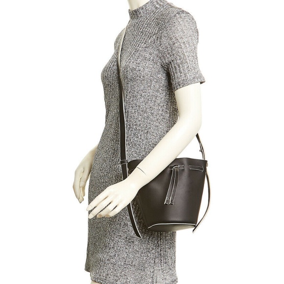 ZAC POSEN Belay Black Mini Drawstring Crossbody - Picture 4 of 6